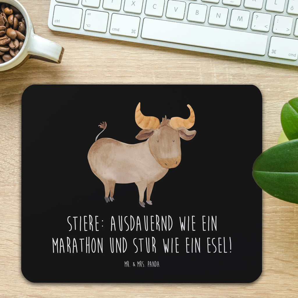 Mouse mat Stiere: Ausdauernd wie ein Marathon und stur wie ein Esel! Computer zubehör, Mauspad, Mausunterlage, Einzigartiges Mauspad, Arbeitszimmer, Büroausstattung, PC Zubehör, Designer Mauspad, Mousepad, Mauspad Büro, Tierkreiszeichen, Sternzeichen, Horoskop, Astrologie, Aszendent
