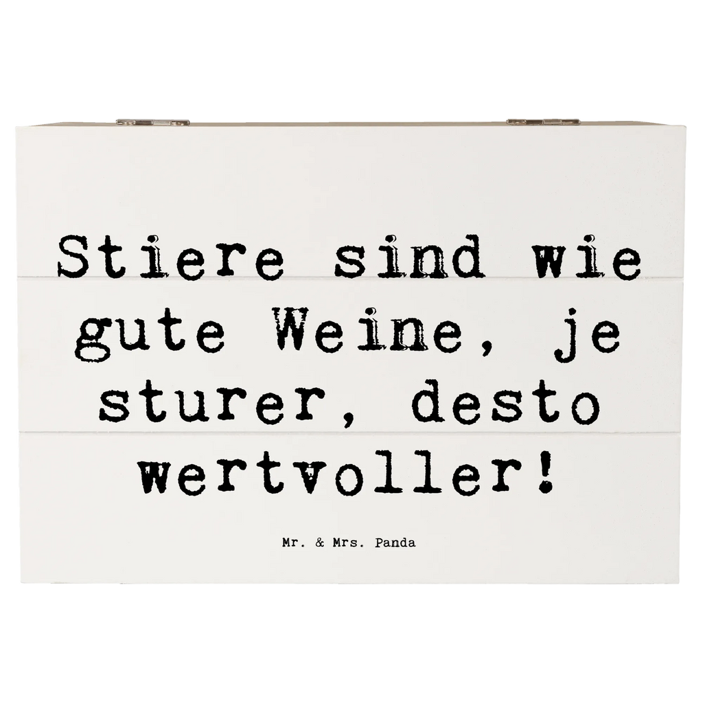 Wooden chest Saying Stiere sind wie gute Weine, je sturer, desto wertvoller! Geschenkdose, Erinnerungskiste, Schatulle, Aufbewahrungsbox, Schatzkiste, Holzkiste, Kiste, Dekokiste, Geschenkbox, Truhe, XXL, Erinnerungsbox, Tierkreiszeichen, Sternzeichen, Horoskop, Astrologie, Aszendent