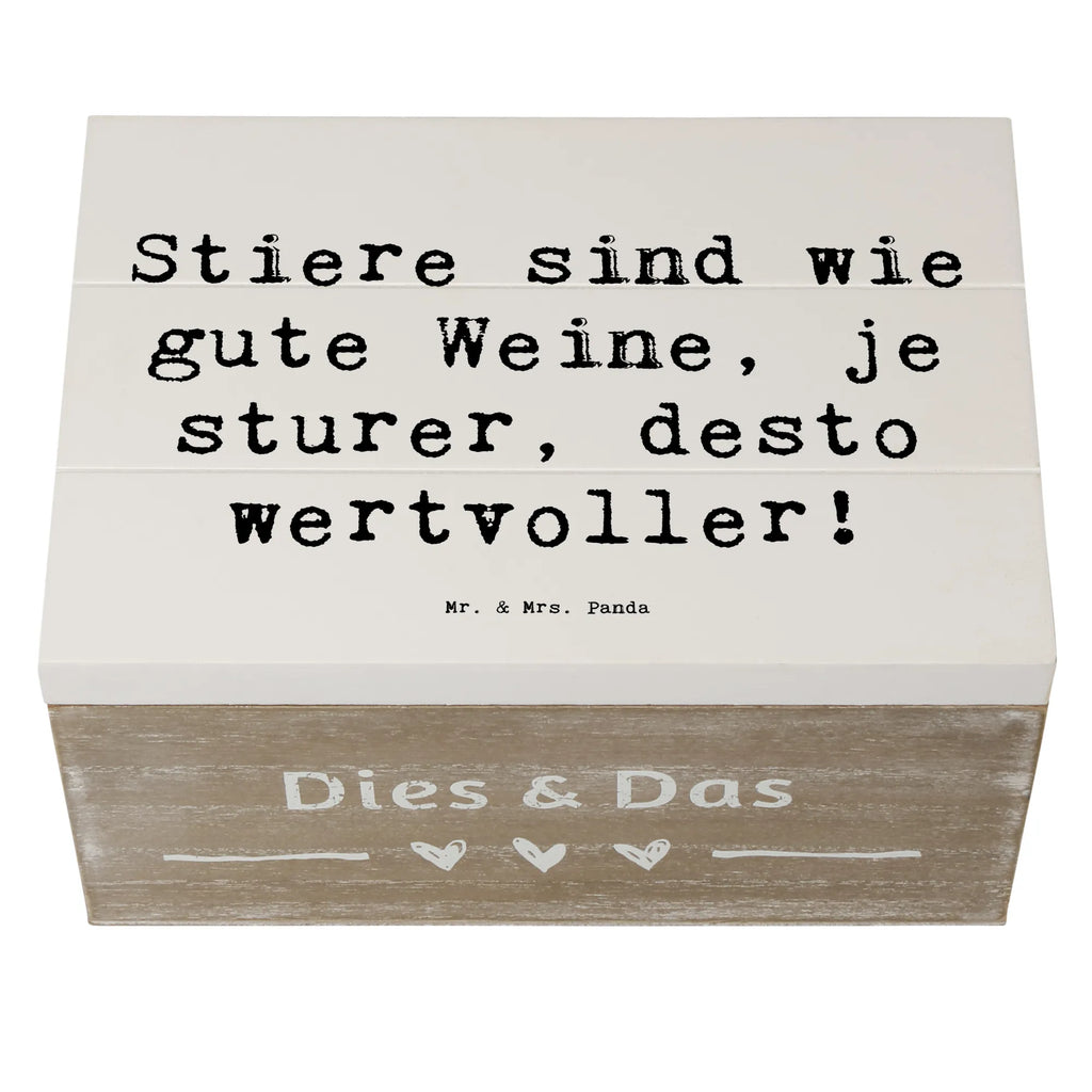 Wooden chest Saying Stiere sind wie gute Weine, je sturer, desto wertvoller! Geschenkdose, Erinnerungskiste, Schatulle, Aufbewahrungsbox, Schatzkiste, Holzkiste, Kiste, Dekokiste, Geschenkbox, Truhe, XXL, Erinnerungsbox, Tierkreiszeichen, Sternzeichen, Horoskop, Astrologie, Aszendent