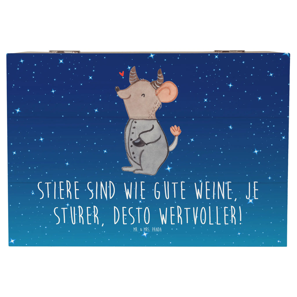 Holzkiste Sturer Stier Schatzkiste, XXL, Dekokiste, Geschenkdose, Erinnerungskiste, Geschenkbox, Holzkiste, Aufbewahrungsbox, Schatulle, Erinnerungsbox, Kiste, Truhe, Tierkreiszeichen, Sternzeichen, Horoskop, Astrologie, Aszendent