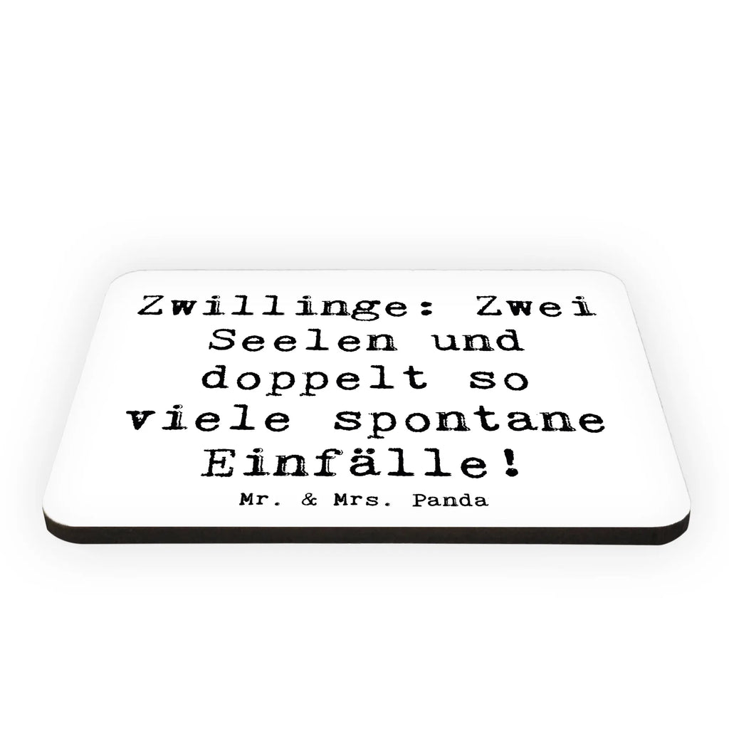 Magnet Saying Zwillinge: Zwei Seelen und doppelt so viele spontane Einfälle! Motivmagnete, Souvenir Magnet, Pinnwandmagnet, Kühlschrank Dekoration, Notiz Magnet, Dekomagnet, Whiteboard Magnet, Kühlschrankmagnet, Tierkreiszeichen, Sternzeichen, Horoskop, Astrologie, Aszendent