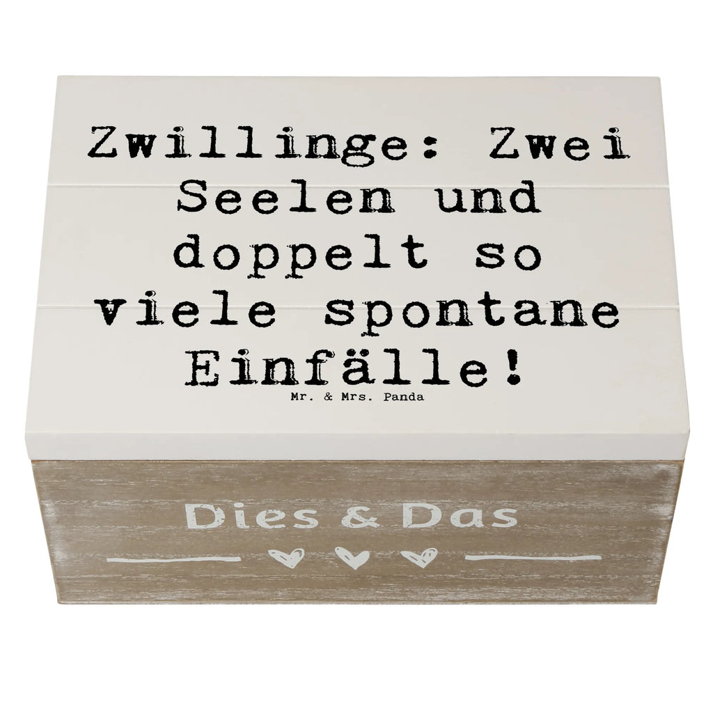 Holzkiste Spruch Zwillinge Abenteuer Schatzkiste, Aufbewahrungsbox, Erinnerungskiste, Schatulle, Geschenkbox, Kiste, Truhe, Holzkiste, Erinnerungsbox, Dekokiste, XXL, Geschenkdose, Tierkreiszeichen, Sternzeichen, Horoskop, Astrologie, Aszendent