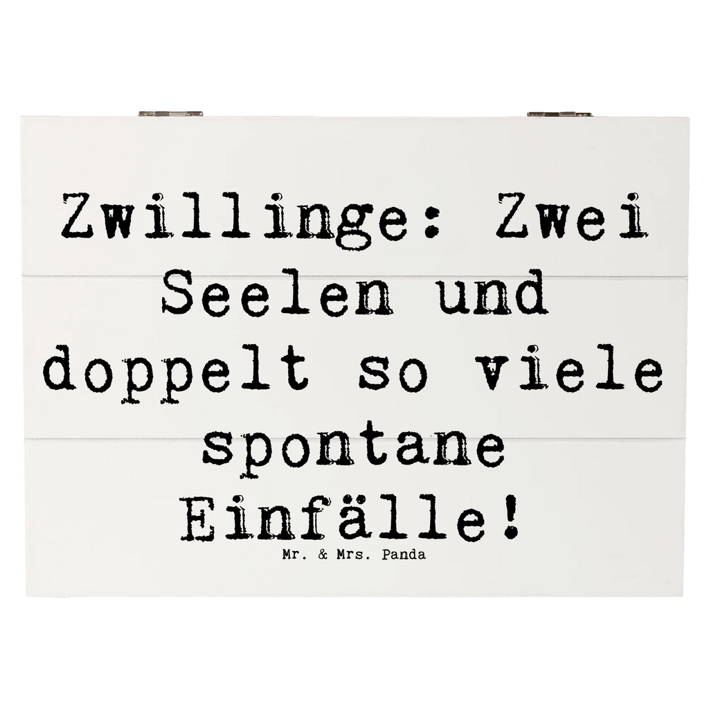 Holzkiste Spruch Zwillinge Abenteuer Schatzkiste, Aufbewahrungsbox, Erinnerungskiste, Schatulle, Geschenkbox, Kiste, Truhe, Holzkiste, Erinnerungsbox, Dekokiste, XXL, Geschenkdose, Tierkreiszeichen, Sternzeichen, Horoskop, Astrologie, Aszendent