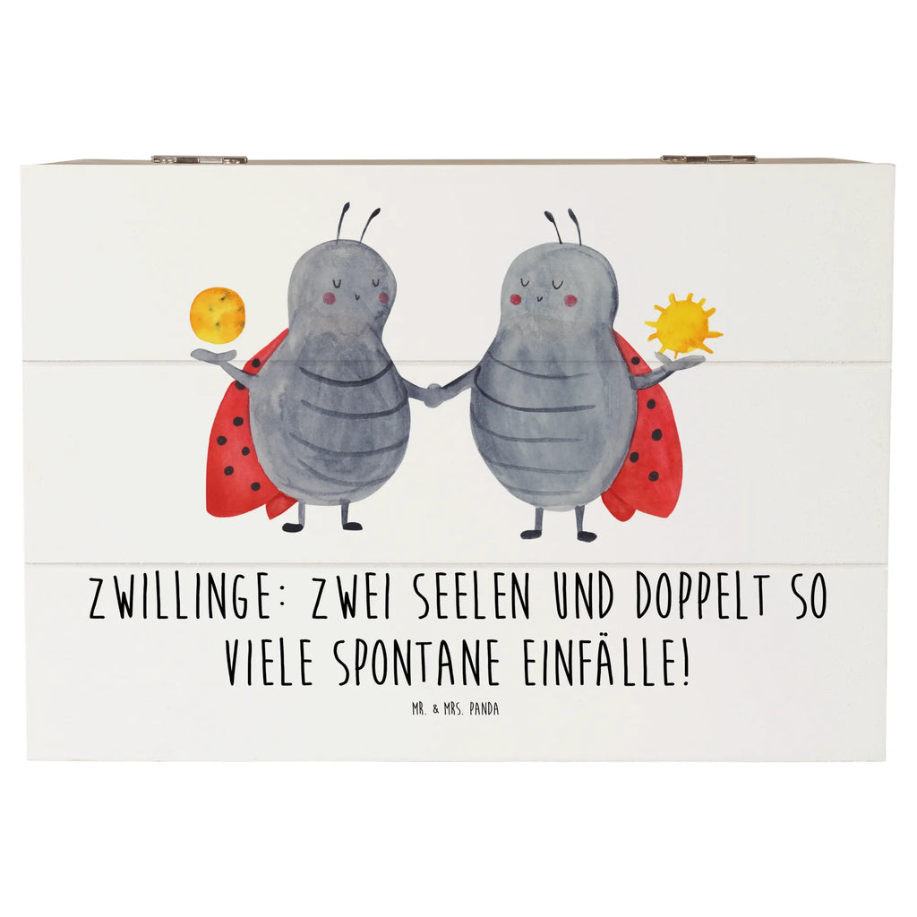 Holzkiste Zwillinge Abenteuer Schatzkiste, Erinnerungsbox, Holzkiste, Erinnerungskiste, Geschenkdose, Dekokiste, Geschenkbox, XXL, Schatulle, Truhe, Aufbewahrungsbox, Kiste, Tierkreiszeichen, Sternzeichen, Horoskop, Astrologie, Aszendent