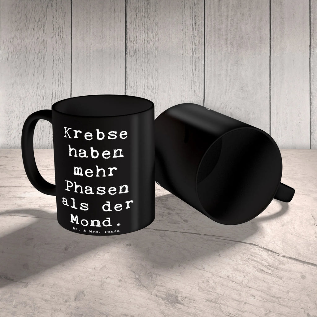 Tasse Spruch Krebs Phasen Porzellantasse, Tasse mit Motiven, Teetasse, Tasse, Bürotasse, Tasse mit Zitaten, Kaffeetasse, Geschenktasse, Keramiktasse, Tierkreiszeichen, Sternzeichen, Horoskop, Astrologie, Aszendent