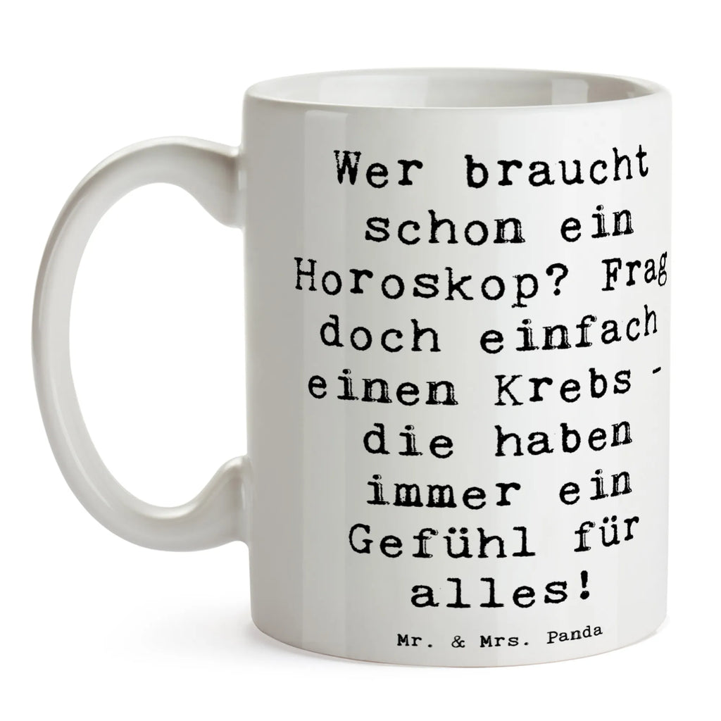 Tasse Spruch Krebs Gefühl Tasse, Bürotasse, Geschenktasse, Teetasse, Porzellantasse, Keramiktasse, Kaffeetasse, Tasse mit Motiven, Tasse mit Zitaten, Tierkreiszeichen, Sternzeichen, Horoskop, Astrologie, Aszendent