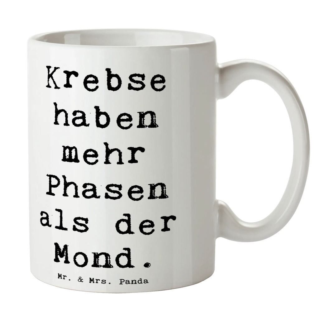 Tasse Spruch Krebs Phasen Porzellantasse, Tasse mit Motiven, Teetasse, Tasse, Bürotasse, Tasse mit Zitaten, Kaffeetasse, Geschenktasse, Keramiktasse, Tierkreiszeichen, Sternzeichen, Horoskop, Astrologie, Aszendent