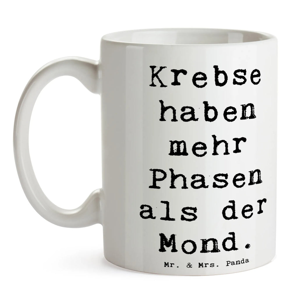 Tasse Spruch Krebs Phasen Porzellantasse, Tasse mit Motiven, Teetasse, Tasse, Bürotasse, Tasse mit Zitaten, Kaffeetasse, Geschenktasse, Keramiktasse, Tierkreiszeichen, Sternzeichen, Horoskop, Astrologie, Aszendent