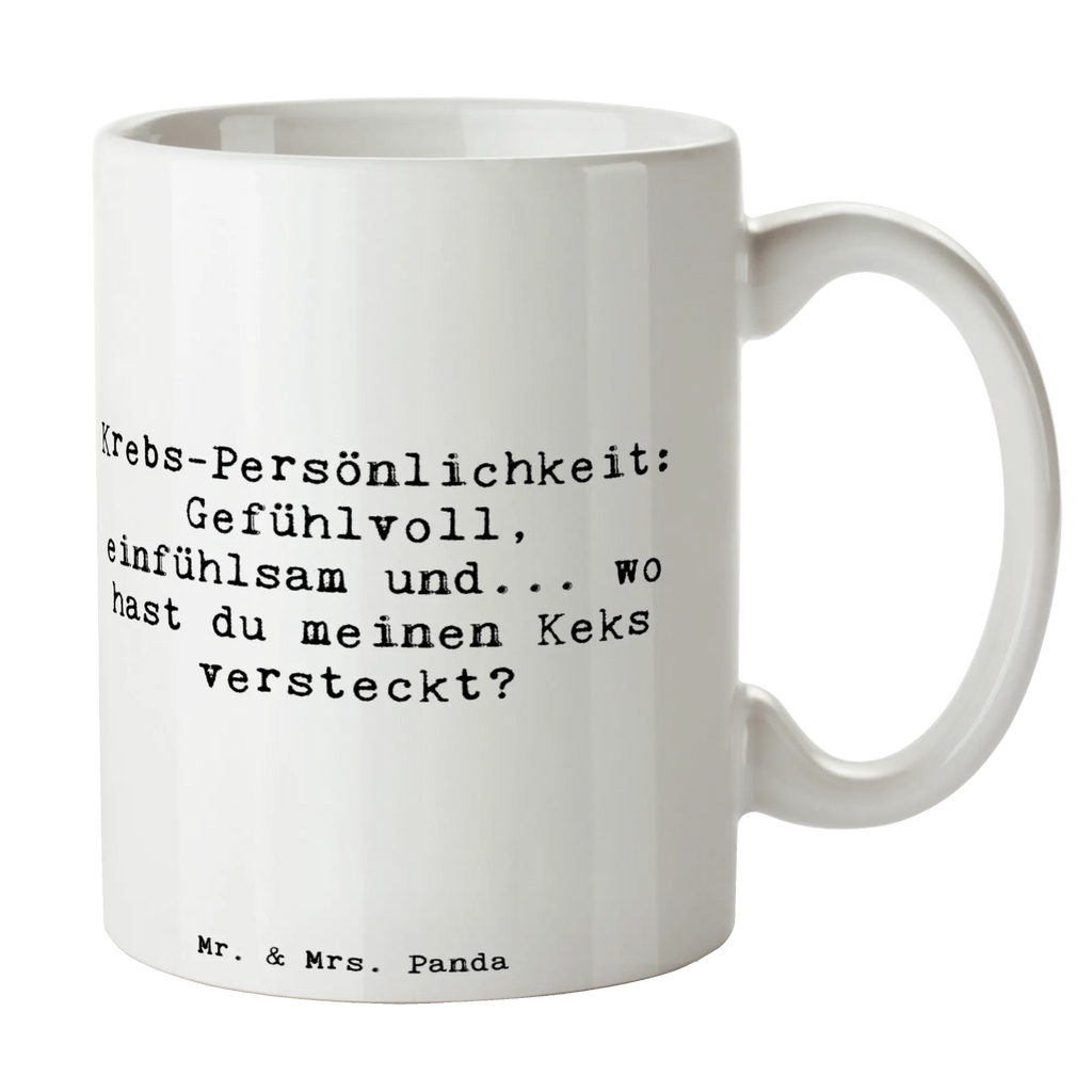 Tasse Spruch Krebs Gefühlswelt Keramiktasse, Tasse, Porzellantasse, Tasse mit Zitaten, Tasse mit Motiven, Bürotasse, Geschenktasse, Kaffeetasse, Teetasse, Tierkreiszeichen, Sternzeichen, Horoskop, Astrologie, Aszendent