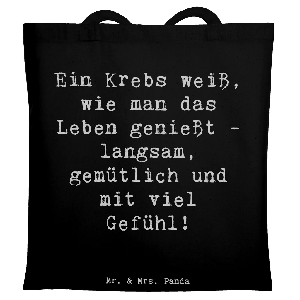 Tragetasche Spruch Krebs Genießer Beuteltasche, Beutel, Einkaufstasche, Jutebeutel, Stoffbeutel, Tasche, Shopper, Umhängetasche, Strandtasche, Schultertasche, Stofftasche, Tragetasche, Badetasche, Jutetasche, Einkaufstüte, Laptoptasche, Tierkreiszeichen, Sternzeichen, Horoskop, Astrologie, Aszendent