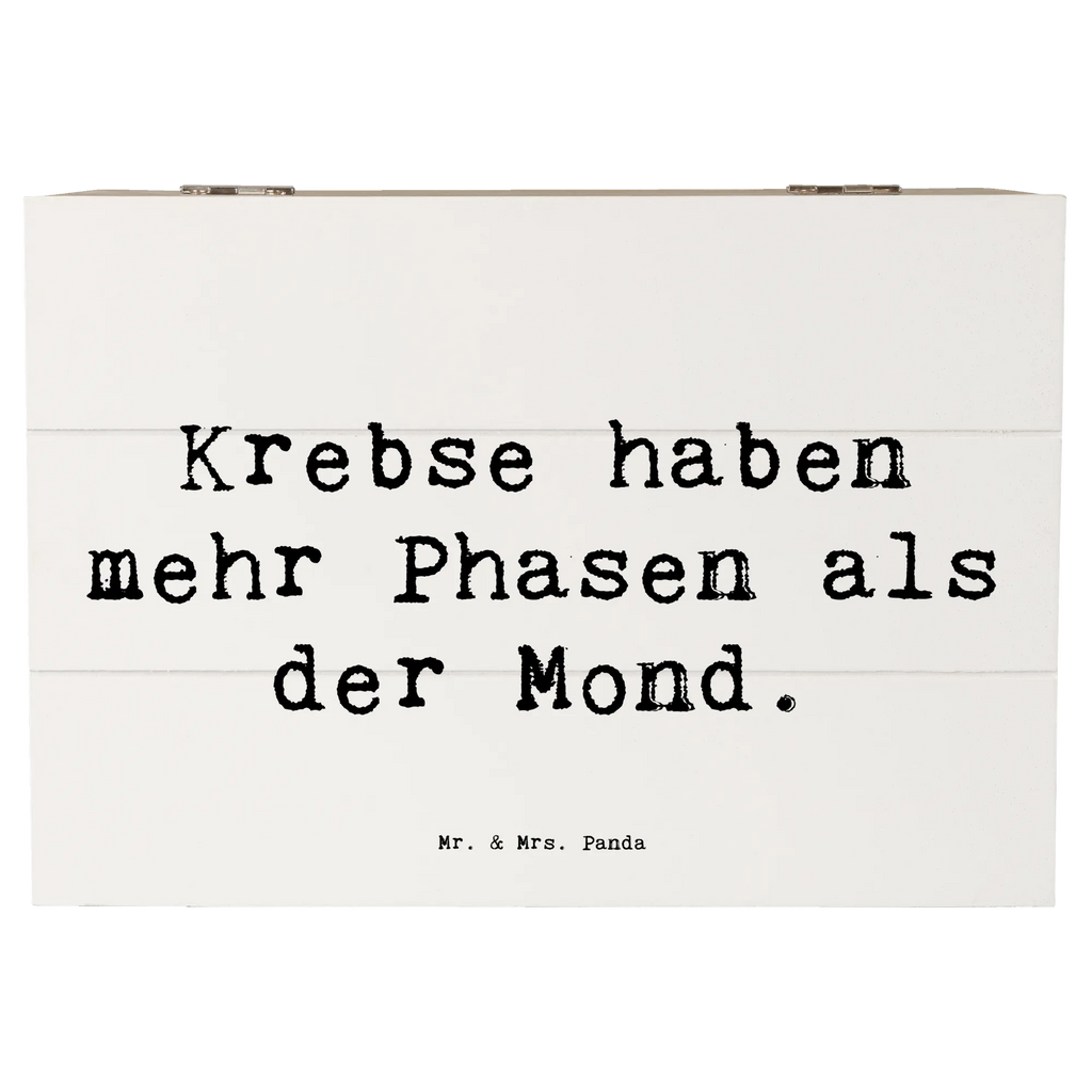Holzkiste Spruch Krebs Phasen Truhe, Dekokiste, Geschenkdose, Schatzkiste, Kiste, Schatulle, Holzkiste, Erinnerungsbox, Erinnerungskiste, Geschenkbox, Aufbewahrungsbox, XXL, Tierkreiszeichen, Sternzeichen, Horoskop, Astrologie, Aszendent