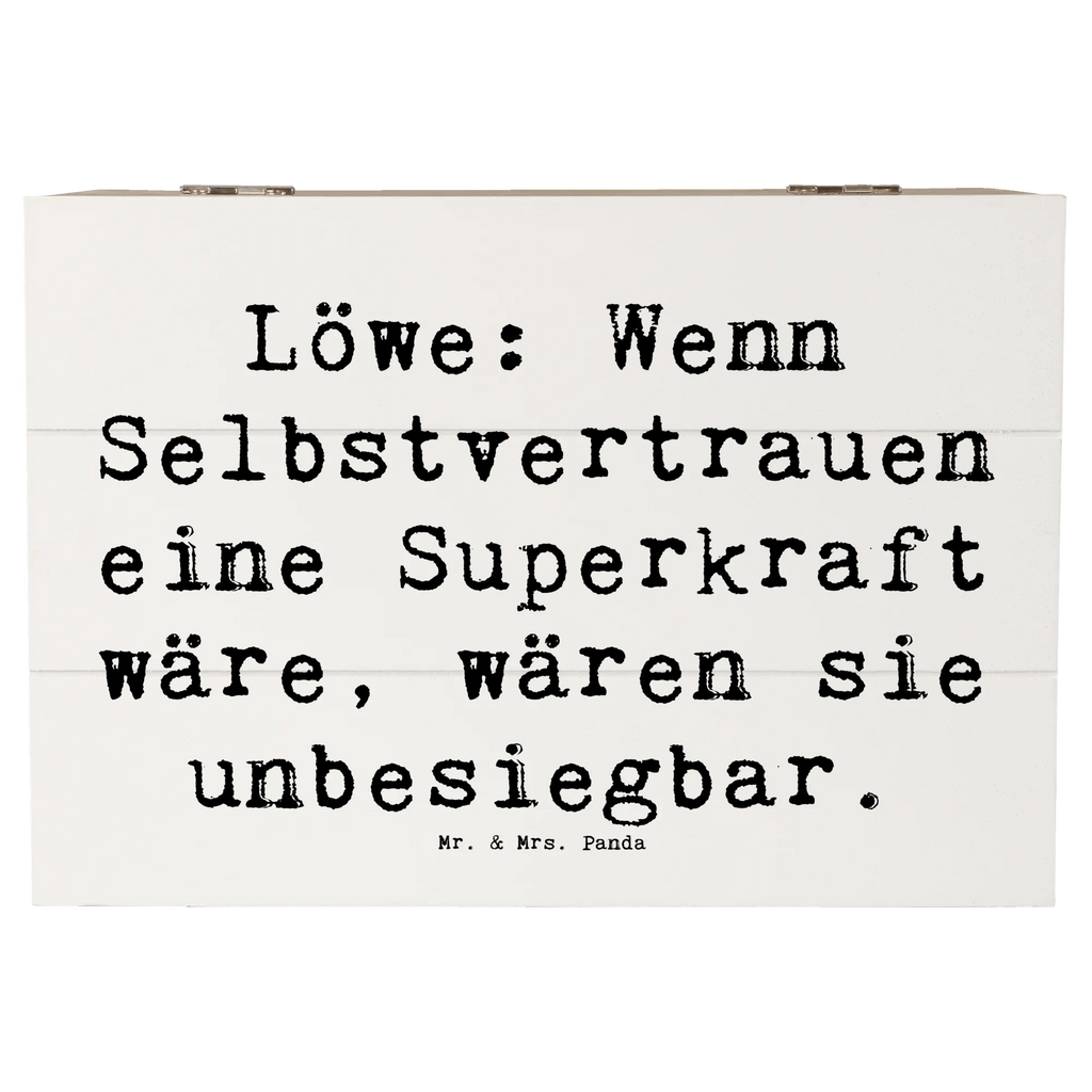 Holzkiste Spruch Löwe Superkraft Geschenkbox, Holzkiste, Dekokiste, Geschenkdose, Aufbewahrungsbox, Truhe, XXL, Erinnerungsbox, Erinnerungskiste, Schatzkiste, Kiste, Schatulle, Tierkreiszeichen, Sternzeichen, Horoskop, Astrologie, Aszendent