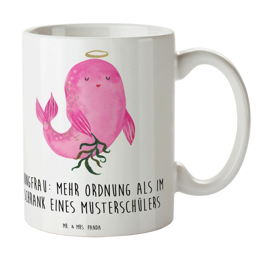 Mug Jungfrau: Mehr Ordnung als im Schrank eines Musterschülers Keramiktasse, Teetasse, Tasse, Geschenktasse, Kaffeetasse, Tasse mit Zitaten, Tasse mit Motiven, Bürotasse, Porzellantasse, Tierkreiszeichen, Sternzeichen, Horoskop, Astrologie, Aszendent