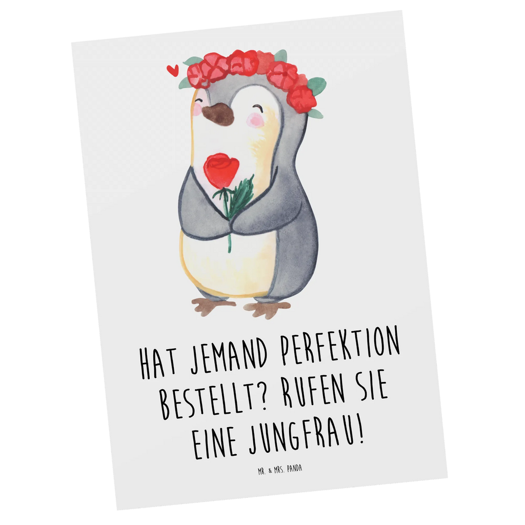 Postcard Hat jemand Perfektion bestellt? Rufen Sie eine Jungfrau! Geburtstagskarte, Einladungskarten Geburtstag, Postkarte, Grußkarte, Geschenkkarte, Einladungskarte, Einladung Geburtstag, Ansichtskarten, Karte, Einladung, Ansichtskarte, Dankeskarte, Tierkreiszeichen, Sternzeichen, Horoskop, Astrologie, Aszendent