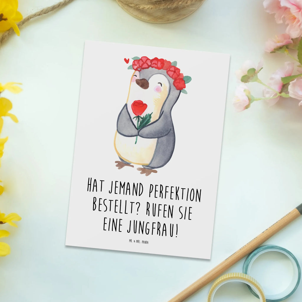 Postcard Hat jemand Perfektion bestellt? Rufen Sie eine Jungfrau! Geburtstagskarte, Einladungskarten Geburtstag, Postkarte, Grußkarte, Geschenkkarte, Einladungskarte, Einladung Geburtstag, Ansichtskarten, Karte, Einladung, Ansichtskarte, Dankeskarte, Tierkreiszeichen, Sternzeichen, Horoskop, Astrologie, Aszendent