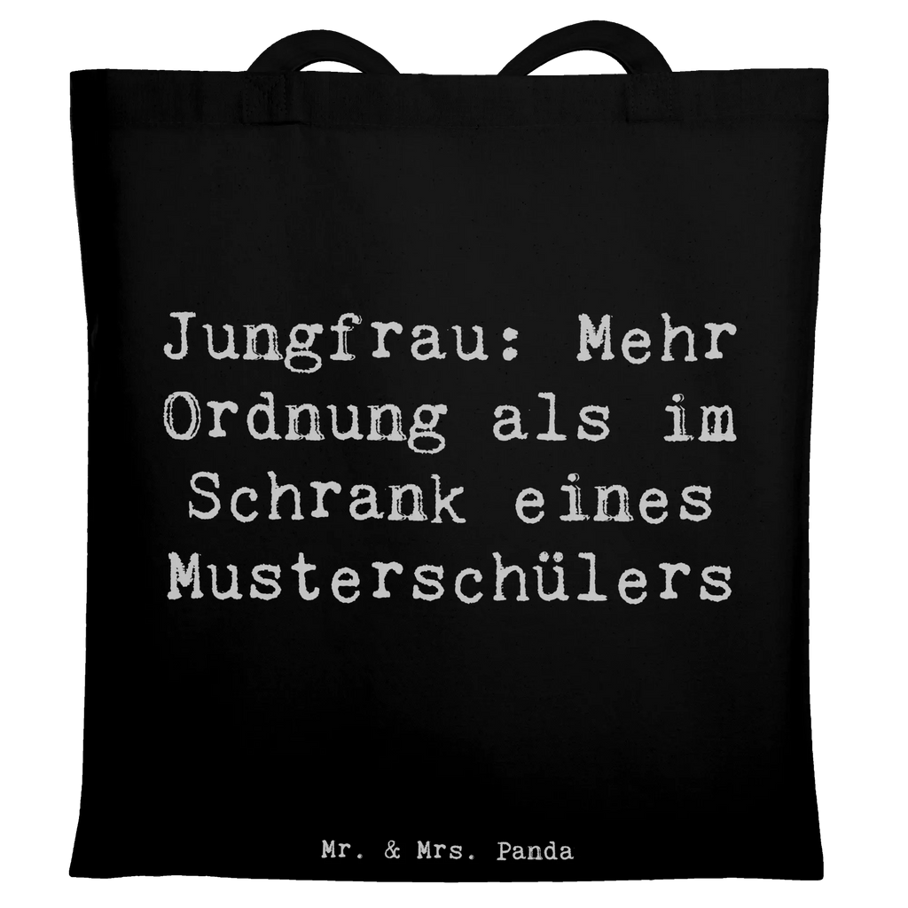Tragetasche Spruch Jungfrau Ordnung Beuteltasche, Beutel, Einkaufstasche, Jutebeutel, Stoffbeutel, Tasche, Shopper, Umhängetasche, Strandtasche, Schultertasche, Stofftasche, Tragetasche, Badetasche, Jutetasche, Einkaufstüte, Laptoptasche, Tierkreiszeichen, Sternzeichen, Horoskop, Astrologie, Aszendent