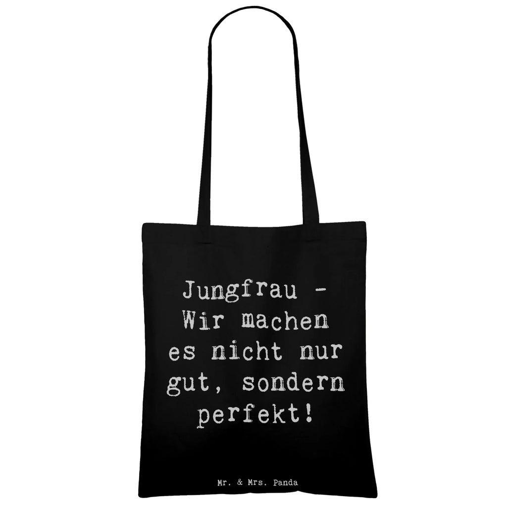 Tragetasche Spruch Jungfrau Perfektion Beuteltasche, Beutel, Einkaufstasche, Jutebeutel, Stoffbeutel, Tasche, Shopper, Umhängetasche, Strandtasche, Schultertasche, Stofftasche, Tragetasche, Badetasche, Jutetasche, Einkaufstüte, Laptoptasche, Tierkreiszeichen, Sternzeichen, Horoskop, Astrologie, Aszendent