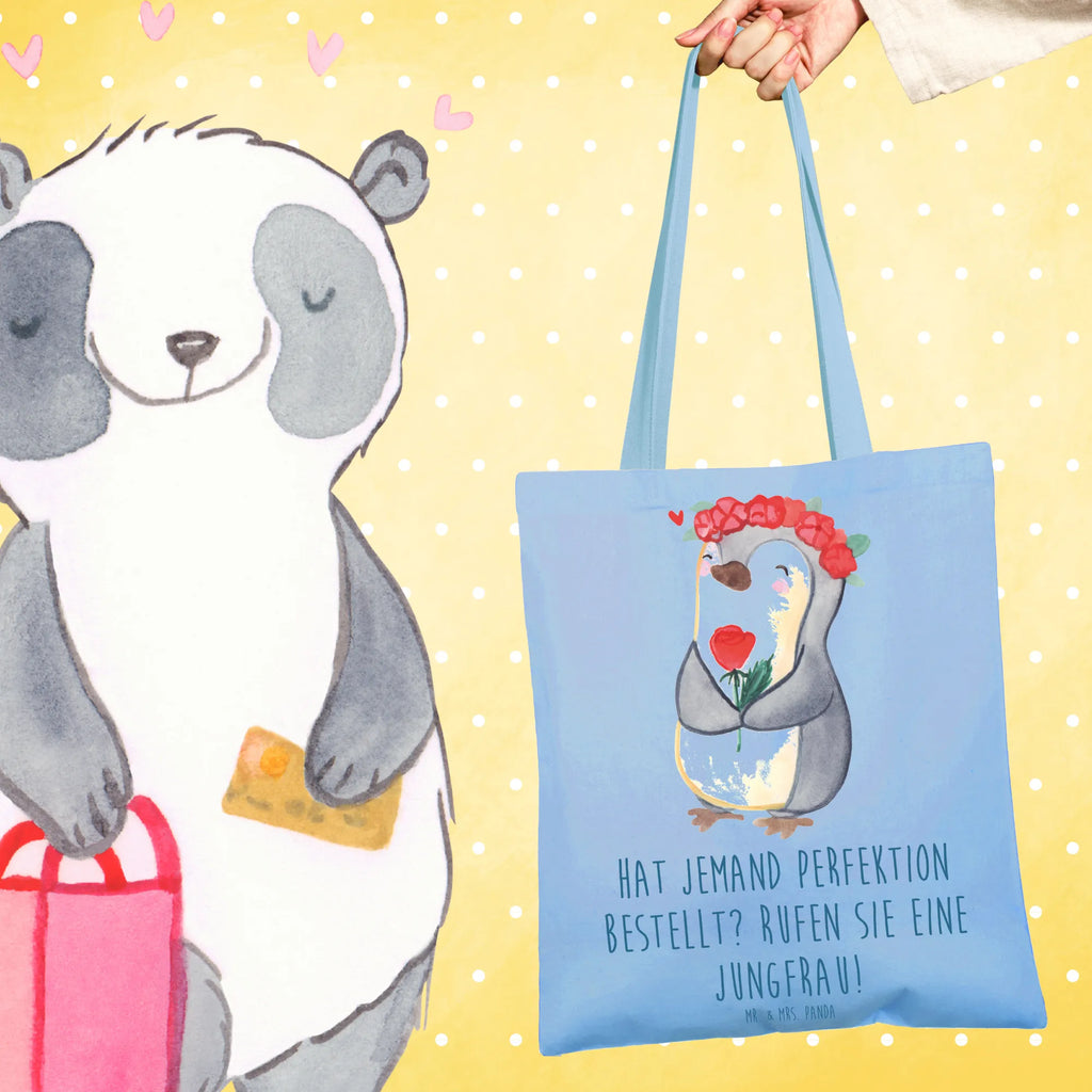 Tragetasche Jungfrau Perfektion Strandtasche, Jutetasche, Tasche, Einkaufstüte, Shopper, Umhängetasche, Tragetasche, Einkaufstasche, Beuteltasche, Jutebeutel, Badetasche, Schultertasche, Laptoptasche, Stoffbeutel, Stofftasche, Beutel, Tierkreiszeichen, Sternzeichen, Horoskop, Astrologie, Aszendent