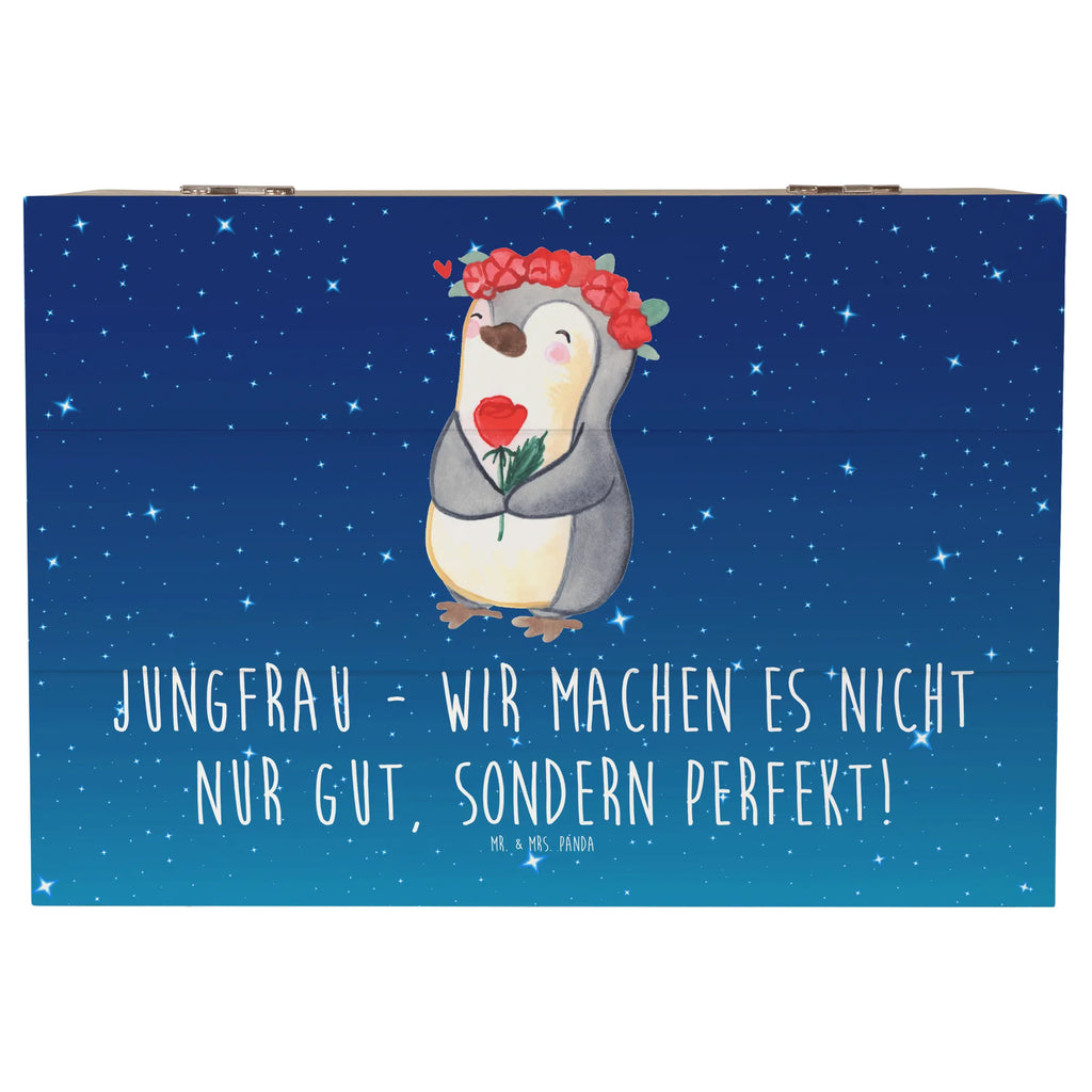 Holzkiste Jungfrau Perfektion Holzkiste, Geschenkdose, Truhe, Kiste, Geschenkbox, Schatulle, Erinnerungsbox, Schatzkiste, Erinnerungskiste, Aufbewahrungsbox, Dekokiste, XXL, Tierkreiszeichen, Sternzeichen, Horoskop, Astrologie, Aszendent