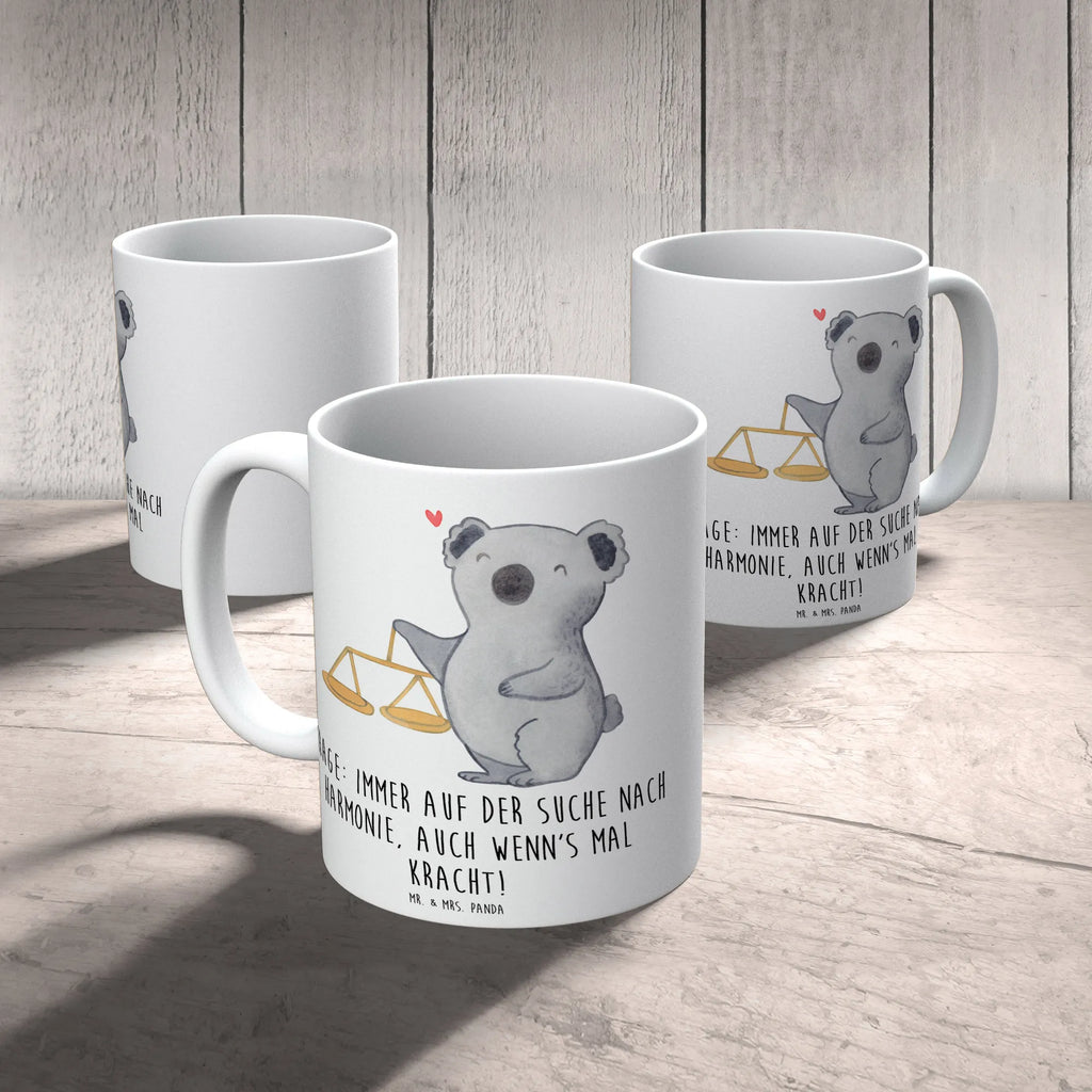 Mug Waage: Immer auf der Suche nach Harmonie, auch wenn's mal kracht! Kaffeetasse, Teetasse, Tasse mit Motiven, Bürotasse, Keramiktasse, Geschenktasse, Porzellantasse, Tasse, Tasse mit Zitaten, Tierkreiszeichen, Sternzeichen, Horoskop, Astrologie, Aszendent