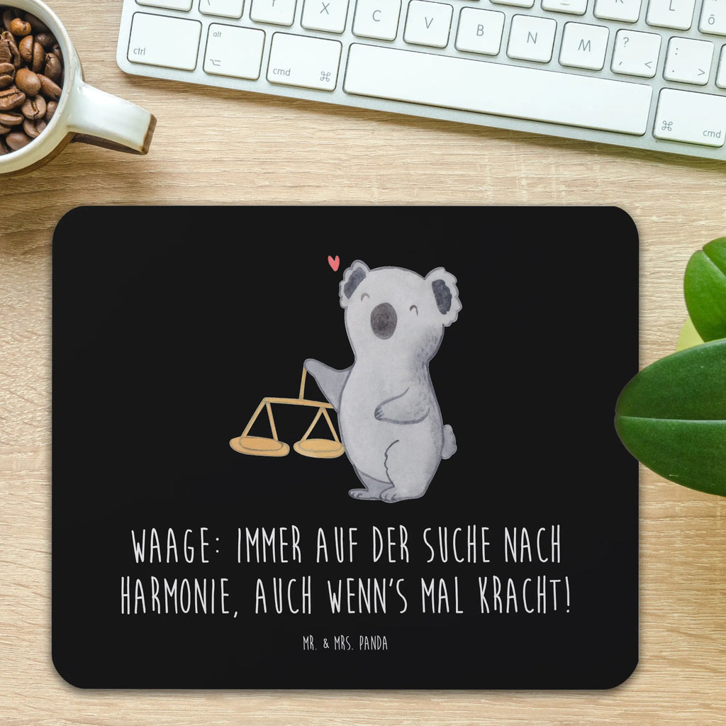 Mouse mat Waage: Immer auf der Suche nach Harmonie, auch wenn's mal kracht! Mausunterlage, Arbeitszimmer, Mousepad, Mauspad, PC Zubehör, Büroausstattung, Einzigartiges Mauspad, Computer zubehör, Designer Mauspad, Mauspad Büro, Tierkreiszeichen, Sternzeichen, Horoskop, Astrologie, Aszendent