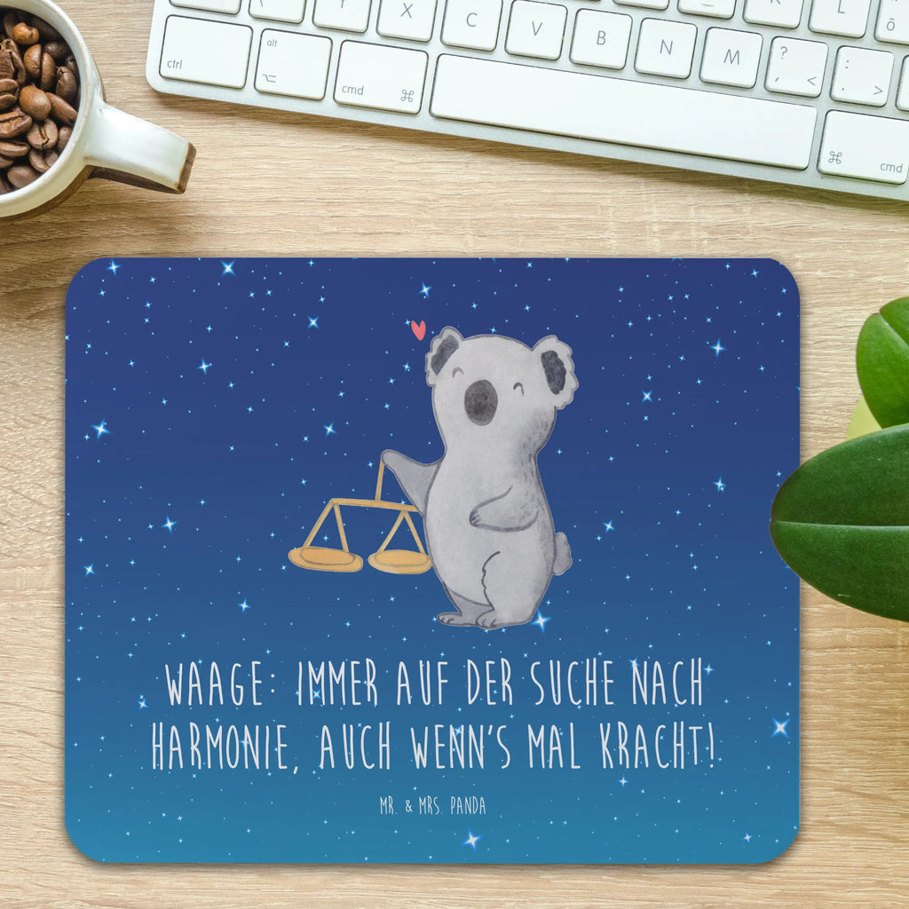Mouse mat Waage: Immer auf der Suche nach Harmonie, auch wenn's mal kracht! Mausunterlage, Arbeitszimmer, Mousepad, Mauspad, PC Zubehör, Büroausstattung, Einzigartiges Mauspad, Computer zubehör, Designer Mauspad, Mauspad Büro, Tierkreiszeichen, Sternzeichen, Horoskop, Astrologie, Aszendent