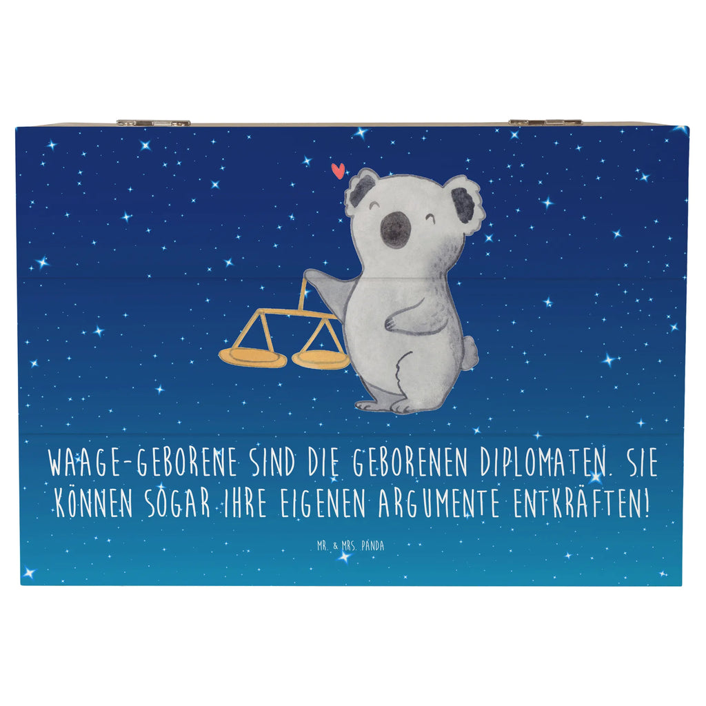 Holzkiste Diplomatische Waage Schatulle, Geschenkbox, Aufbewahrungsbox, Erinnerungsbox, XXL, Erinnerungskiste, Schatzkiste, Truhe, Kiste, Geschenkdose, Holzkiste, Dekokiste, Tierkreiszeichen, Sternzeichen, Horoskop, Astrologie, Aszendent