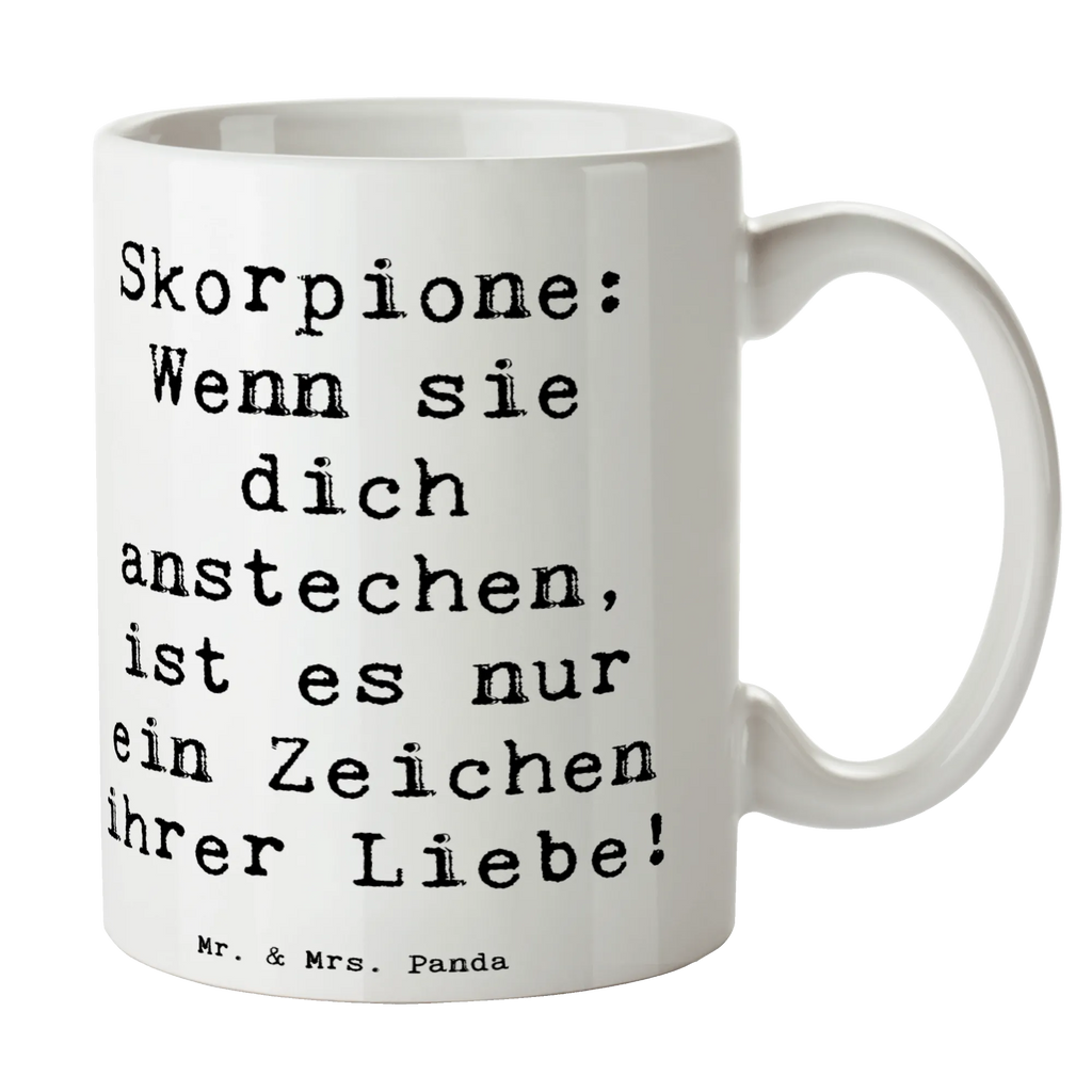 Mug Saying Skorpione: Wenn sie dich anstechen, ist es nur ein Zeichen ihrer Liebe! Bürotasse, Porzellantasse, Tasse mit Zitaten, Tasse mit Motiven, Teetasse, Keramiktasse, Geschenktasse, Kaffeetasse, Tasse, Tierkreiszeichen, Sternzeichen, Horoskop, Astrologie, Aszendent