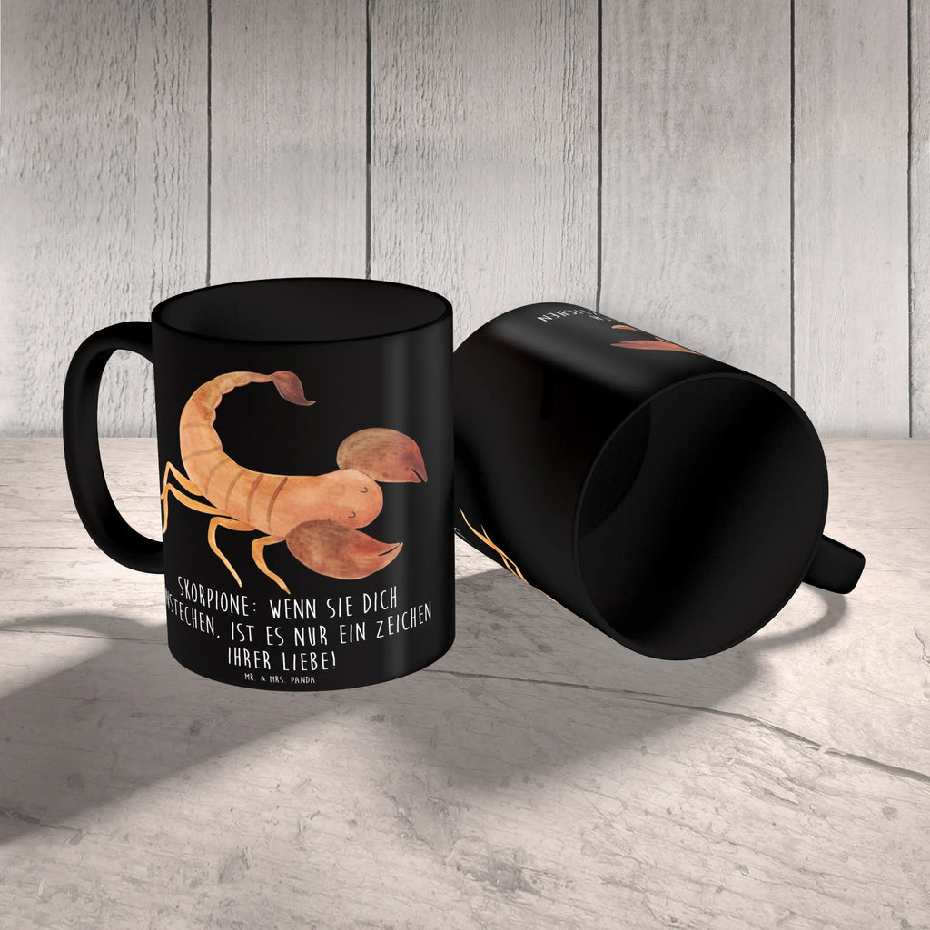 Tasse Skorpion Liebe Keramiktasse, Tasse, Geschenktasse, Tasse mit Motiven, Bürotasse, Teetasse, Kaffeetasse, Porzellantasse, Tasse mit Zitaten, Tierkreiszeichen, Sternzeichen, Horoskop, Astrologie, Aszendent