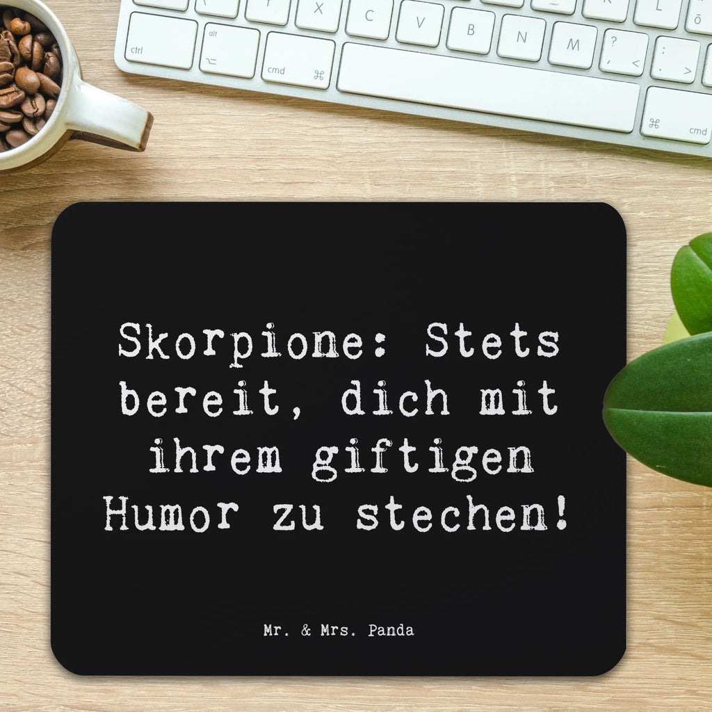 Mouse mat Saying Skorpione: Stets bereit, dich mit ihrem giftigen Humor zu stechen! Einzigartiges Mauspad, Mauspad, PC Zubehör, Mauspad Büro, Mausunterlage, Büroausstattung, Designer Mauspad, Arbeitszimmer, Mousepad, Computer zubehör, Tierkreiszeichen, Sternzeichen, Horoskop, Astrologie, Aszendent