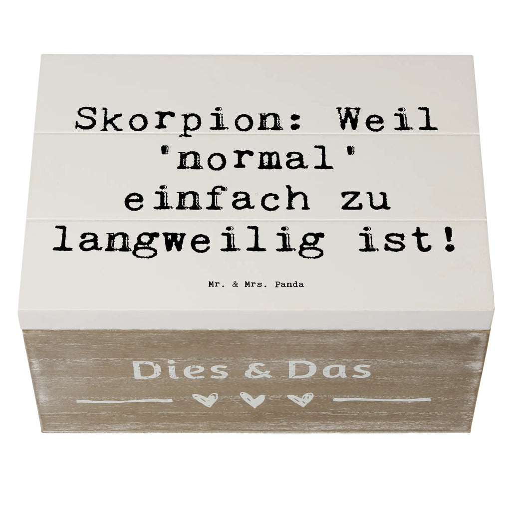 Holzkiste Spruch Skorpion Unikat Holzkiste, Geschenkdose, Geschenkbox, Schatzkiste, Dekokiste, Erinnerungsbox, Kiste, Schatulle, Aufbewahrungsbox, Erinnerungskiste, Truhe, XXL, Tierkreiszeichen, Sternzeichen, Horoskop, Astrologie, Aszendent