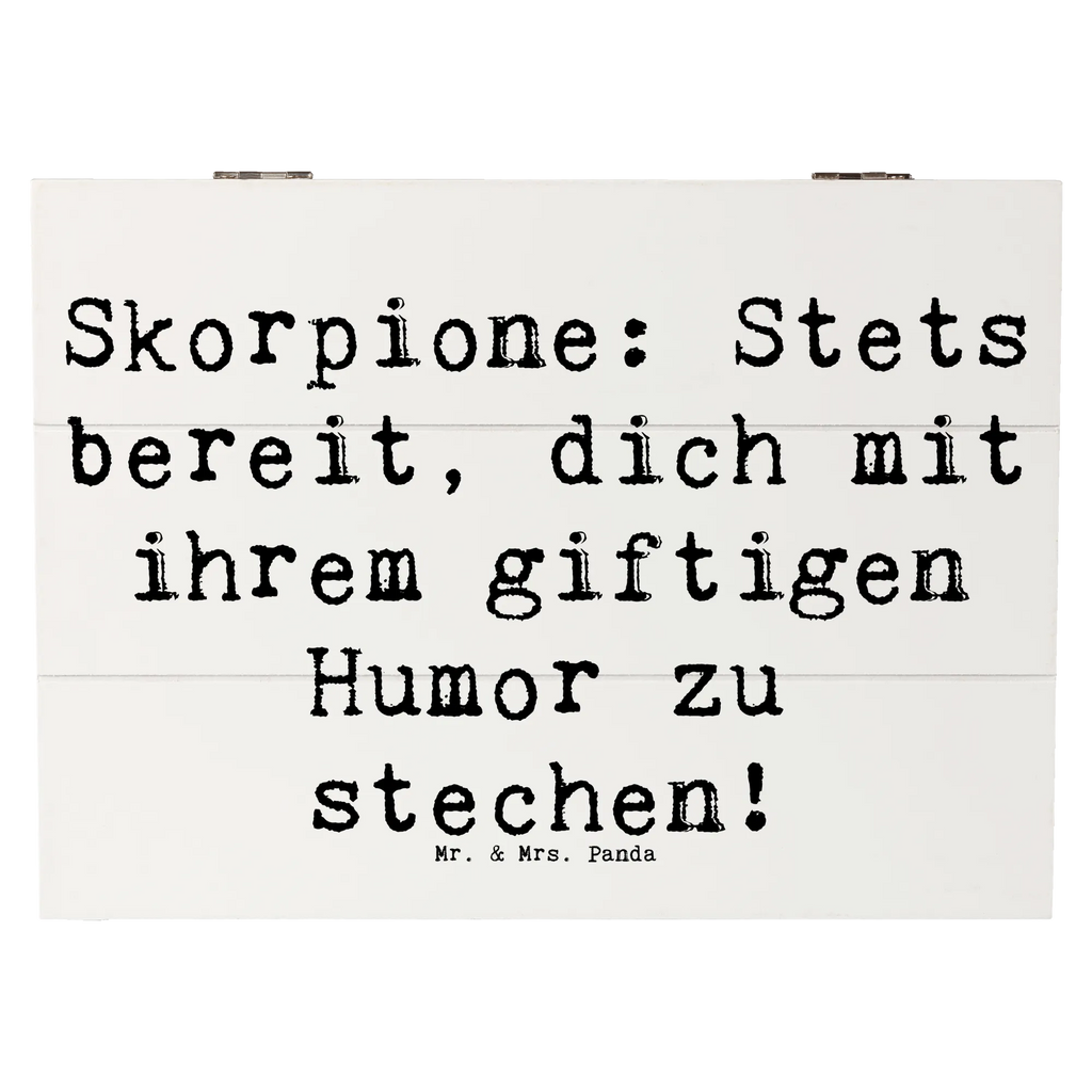Holzkiste Spruch Skorpion Humor Aufbewahrungsbox, Schatulle, Truhe, Erinnerungskiste, Erinnerungsbox, Dekokiste, Schatzkiste, Kiste, XXL, Geschenkdose, Holzkiste, Geschenkbox, Tierkreiszeichen, Sternzeichen, Horoskop, Astrologie, Aszendent