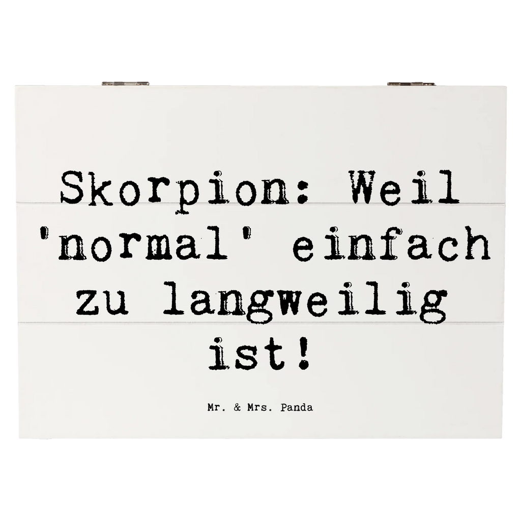 Holzkiste Spruch Skorpion Unikat Holzkiste, Geschenkdose, Geschenkbox, Schatzkiste, Dekokiste, Erinnerungsbox, Kiste, Schatulle, Aufbewahrungsbox, Erinnerungskiste, Truhe, XXL, Tierkreiszeichen, Sternzeichen, Horoskop, Astrologie, Aszendent