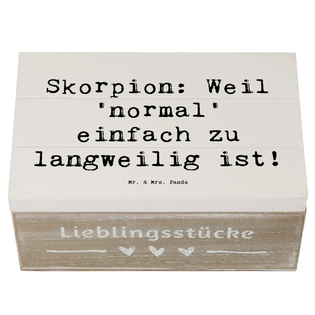 Holzkiste Spruch Skorpion Unikat Holzkiste, Geschenkdose, Geschenkbox, Schatzkiste, Dekokiste, Erinnerungsbox, Kiste, Schatulle, Aufbewahrungsbox, Erinnerungskiste, Truhe, XXL, Tierkreiszeichen, Sternzeichen, Horoskop, Astrologie, Aszendent