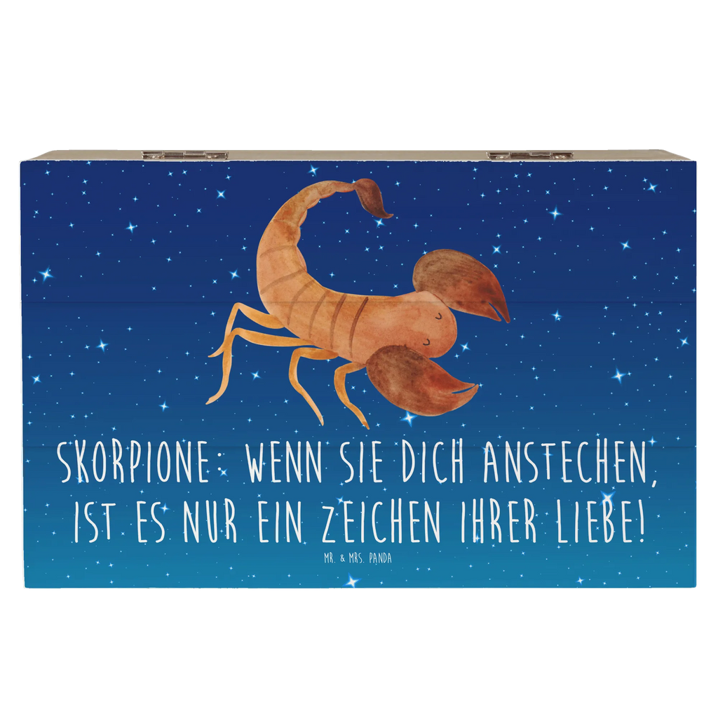 Holzkiste Skorpion Liebe Erinnerungsbox, Erinnerungskiste, Geschenkbox, Aufbewahrungsbox, Geschenkdose, Holzkiste, Schatulle, Truhe, XXL, Dekokiste, Kiste, Schatzkiste, Tierkreiszeichen, Sternzeichen, Horoskop, Astrologie, Aszendent