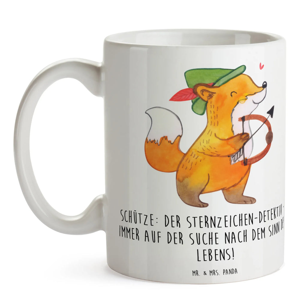 Tasse Schützenblick Kaffeetasse, Bürotasse, Geschenktasse, Tasse mit Motiven, Teetasse, Tasse mit Zitaten, Tasse, Porzellantasse, Keramiktasse, Tierkreiszeichen, Sternzeichen, Horoskop, Astrologie, Aszendent