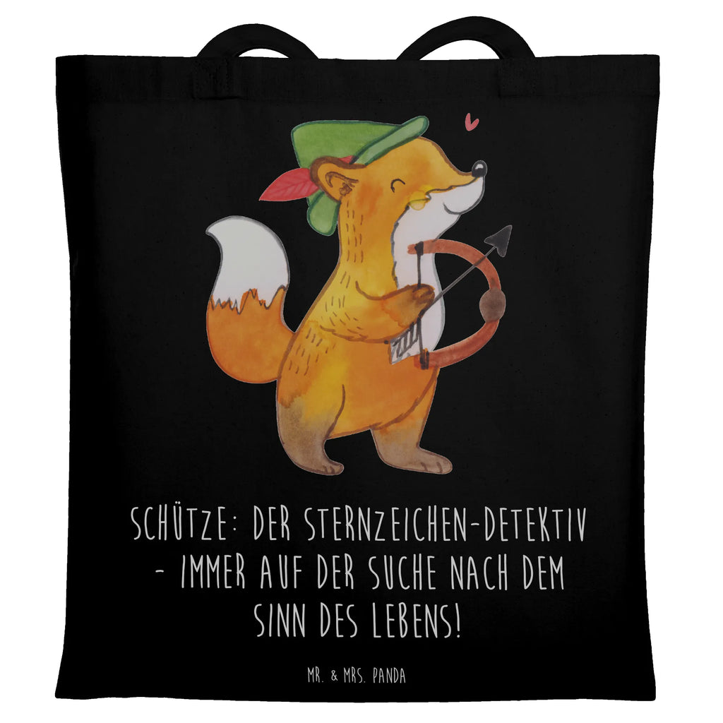 Tote bag Schütze: Der Sternzeichen-Detektiv - immer auf der Suche nach dem Sinn des Lebens! Jutetasche, Laptoptasche, Beutel, Jutebeutel, Strandtasche, Einkaufstasche, Umhängetasche, Stoffbeutel, Badetasche, Einkaufstüte, Beuteltasche, Shopper, Tasche, Tragetasche, Stofftasche, Schultertasche, Tierkreiszeichen, Sternzeichen, Horoskop, Astrologie, Aszendent