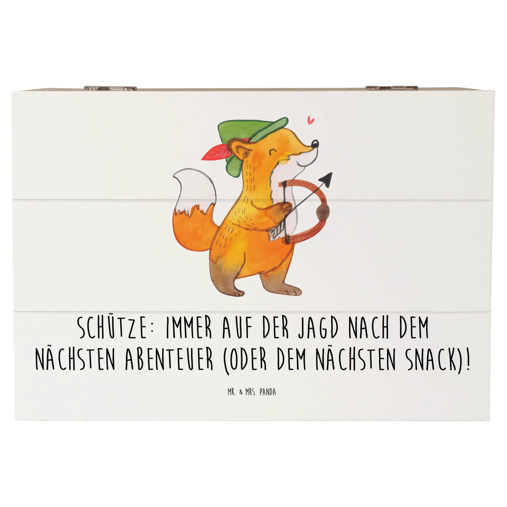 Holzkiste Abenteuer Schütze XXL, Kiste, Erinnerungskiste, Schatzkiste, Holzkiste, Geschenkdose, Erinnerungsbox, Truhe, Geschenkbox, Dekokiste, Schatulle, Aufbewahrungsbox, Tierkreiszeichen, Sternzeichen, Horoskop, Astrologie, Aszendent