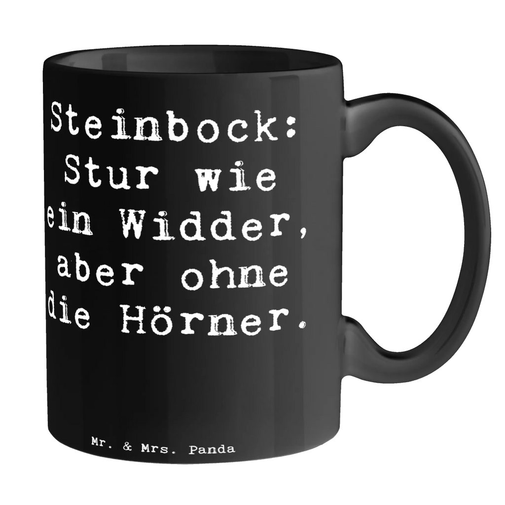 Tasse Spruch Steinbock Entschlossen Teetasse, Kaffeetasse, Tasse mit Motiven, Tasse, Tasse mit Zitaten, Bürotasse, Keramiktasse, Porzellantasse, Geschenktasse, Tierkreiszeichen, Sternzeichen, Horoskop, Astrologie, Aszendent
