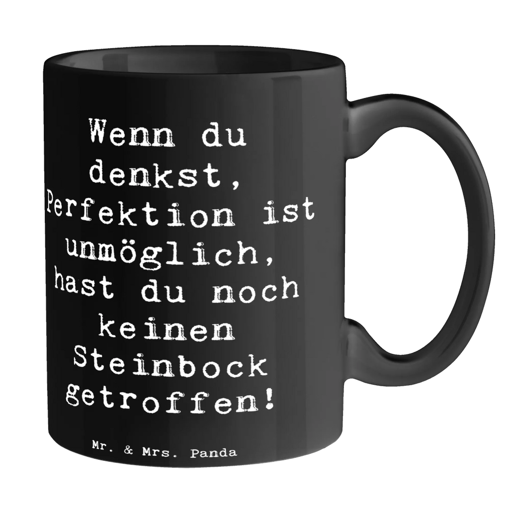 Tasse Spruch Steinbock Perfektion Geschenktasse, Tasse, Tasse mit Zitaten, Teetasse, Tasse mit Motiven, Bürotasse, Keramiktasse, Kaffeetasse, Porzellantasse, Tierkreiszeichen, Sternzeichen, Horoskop, Astrologie, Aszendent