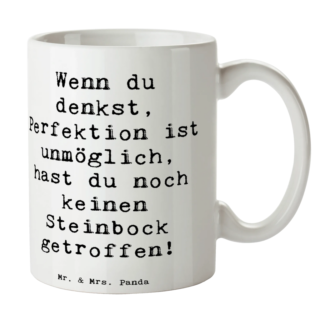 Tasse Spruch Steinbock Perfektion Geschenktasse, Tasse, Tasse mit Zitaten, Teetasse, Tasse mit Motiven, Bürotasse, Keramiktasse, Kaffeetasse, Porzellantasse, Tierkreiszeichen, Sternzeichen, Horoskop, Astrologie, Aszendent