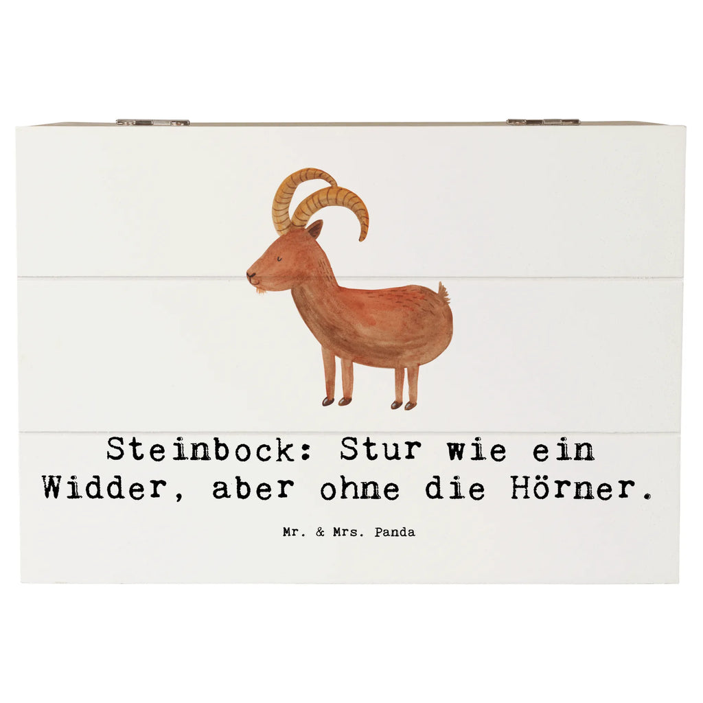 Wooden chest Saying Steinbock: Stur wie ein Widder, aber ohne die Hörner. Dekokiste, Schatzkiste, Schatulle, Erinnerungskiste, Aufbewahrungsbox, XXL, Kiste, Geschenkbox, Holzkiste, Geschenkdose, Erinnerungsbox, Truhe, Tierkreiszeichen, Sternzeichen, Horoskop, Astrologie, Aszendent