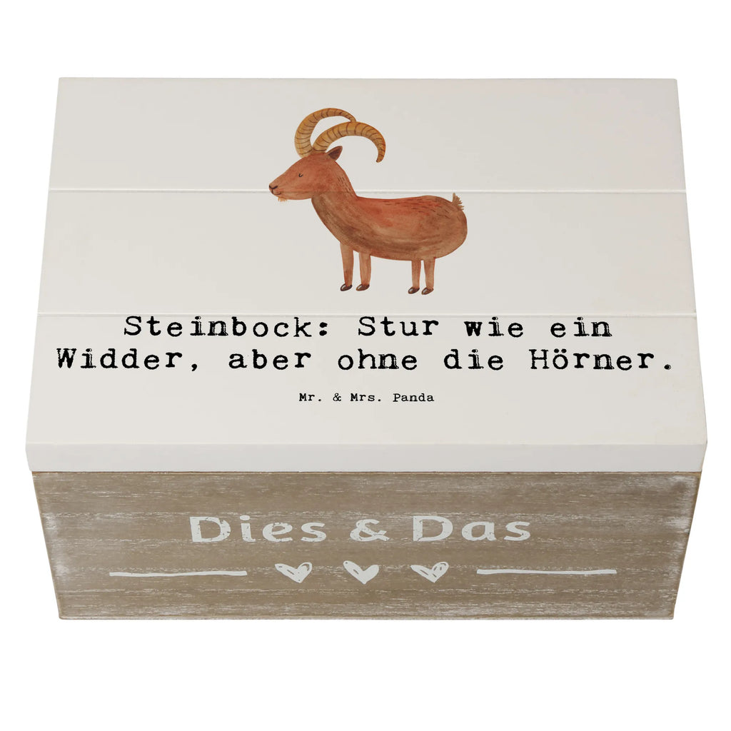 Wooden chest Saying Steinbock: Stur wie ein Widder, aber ohne die Hörner. Dekokiste, Schatzkiste, Schatulle, Erinnerungskiste, Aufbewahrungsbox, XXL, Kiste, Geschenkbox, Holzkiste, Geschenkdose, Erinnerungsbox, Truhe, Tierkreiszeichen, Sternzeichen, Horoskop, Astrologie, Aszendent