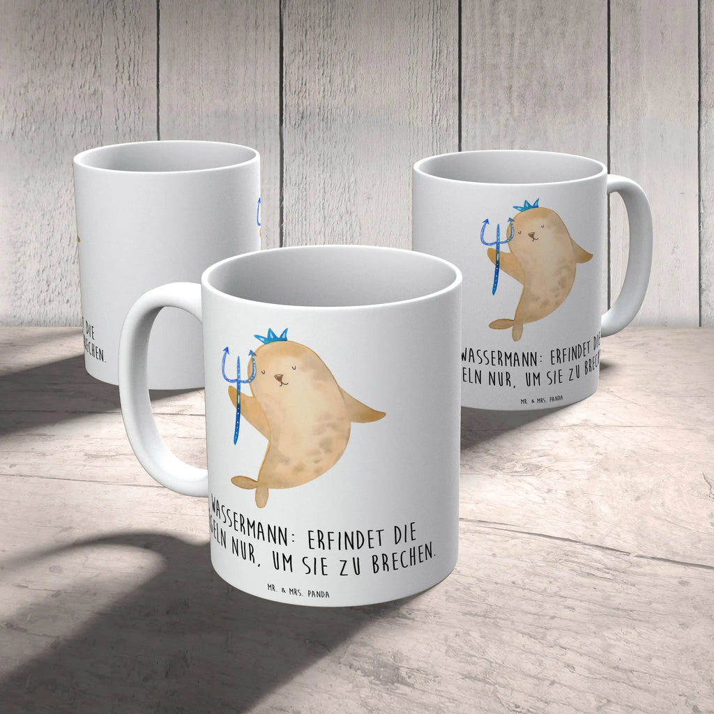 Tasse Wassermann Freigeist Tasse mit Motiven, Tasse, Keramiktasse, Geschenktasse, Kaffeetasse, Tasse mit Zitaten, Porzellantasse, Teetasse, Bürotasse, Tierkreiszeichen, Sternzeichen, Horoskop, Astrologie, Aszendent