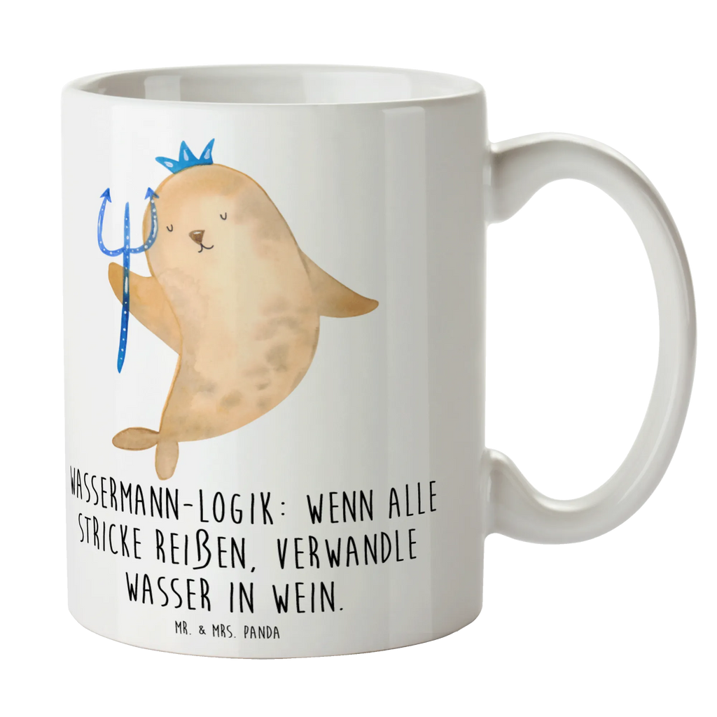 Tasse Wassermann Logik Tasse, Bürotasse, Porzellantasse, Tasse mit Motiven, Tasse mit Zitaten, Kaffeetasse, Teetasse, Keramiktasse, Geschenktasse, Tierkreiszeichen, Sternzeichen, Horoskop, Astrologie, Aszendent