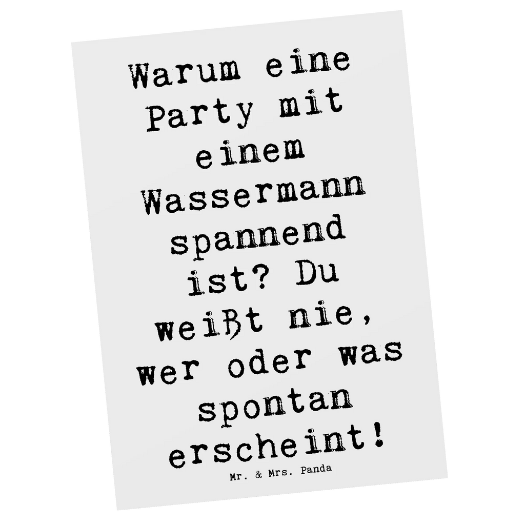 Postkarte Spruch Wassermann Party Karte, Ansichtskarte, Einladung, Geschenkkarte, Postkarte, Grußkarte, Dankeskarte, Einladungskarte, Geburtstagskarte, Ansichtskarten, Einladung Geburtstag, Einladungskarten Geburtstag, Tierkreiszeichen, Sternzeichen, Horoskop, Astrologie, Aszendent