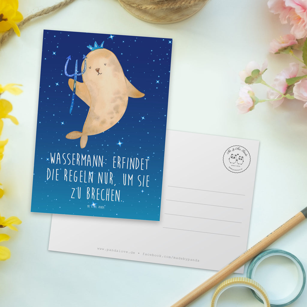 Postkarte Wassermann Freigeist Grußkarte, Einladungskarten Geburtstag, Karte, Ansichtskarten, Einladung Geburtstag, Einladungskarte, Geschenkkarte, Einladung, Geburtstagskarte, Postkarte, Dankeskarte, Ansichtskarte, Tierkreiszeichen, Sternzeichen, Horoskop, Astrologie, Aszendent