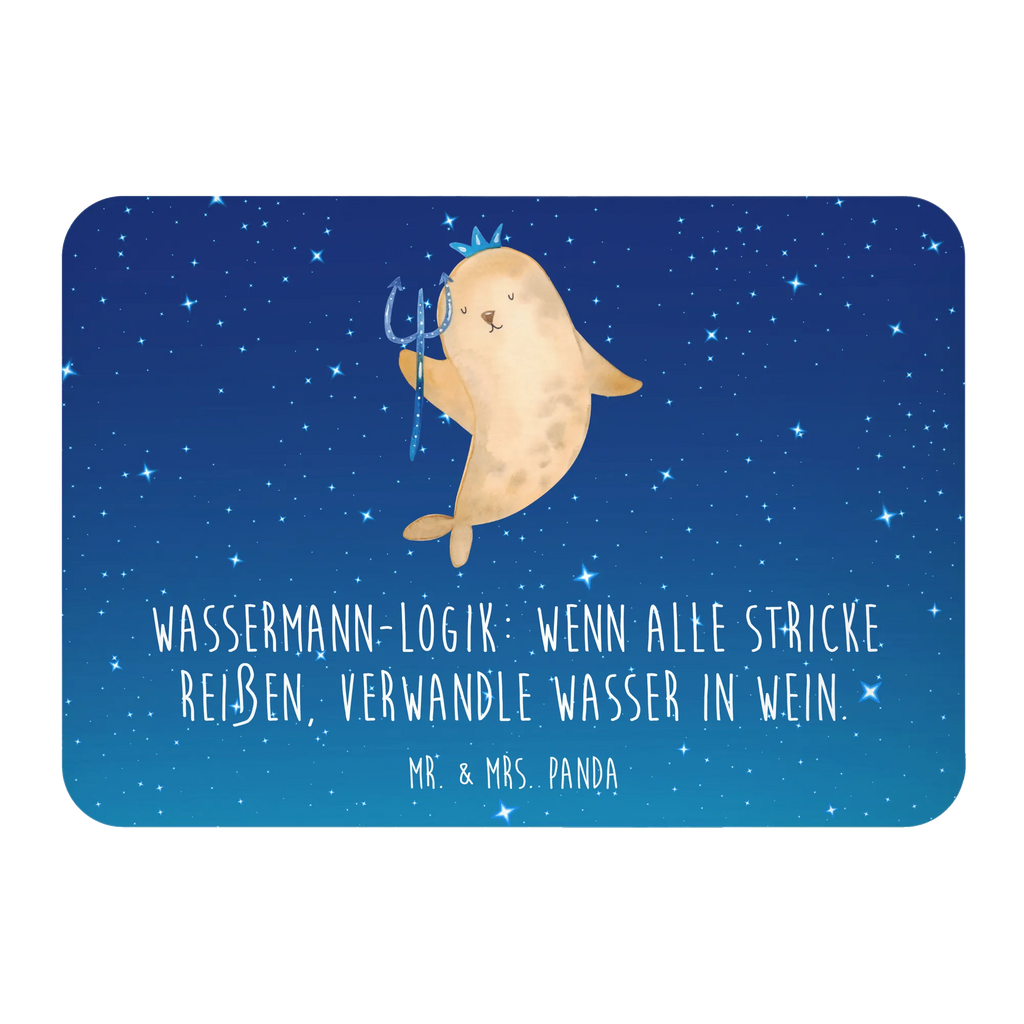 Magnet Wassermann-Logik: Wenn alle Stricke reißen, verwandle Wasser in Wein. Souvenir Magnet, Dekomagnet, Notiz Magnet, Kühlschrank Dekoration, Kühlschrankmagnet, Whiteboard Magnet, Motivmagnete, Pinnwandmagnet, Tierkreiszeichen, Sternzeichen, Horoskop, Astrologie, Aszendent