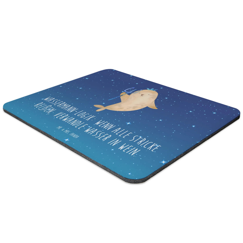 Mouse mat Wassermann-Logik: Wenn alle Stricke reißen, verwandle Wasser in Wein. Einzigartiges Mauspad, Mousepad, PC Zubehör, Büroausstattung, Mausunterlage, Designer Mauspad, Computer zubehör, Arbeitszimmer, Mauspad, Mauspad Büro, Tierkreiszeichen, Sternzeichen, Horoskop, Astrologie, Aszendent