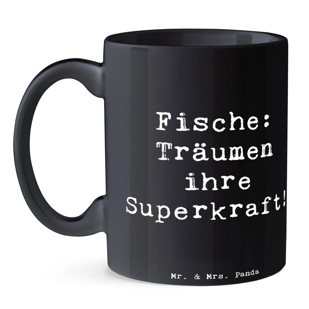 Tasse Spruch Fische Kraft Porzellantasse, Kaffeetasse, Teetasse, Geschenktasse, Tasse mit Zitaten, Tasse mit Motiven, Bürotasse, Tasse, Keramiktasse, Tierkreiszeichen, Sternzeichen, Horoskop, Astrologie, Aszendent